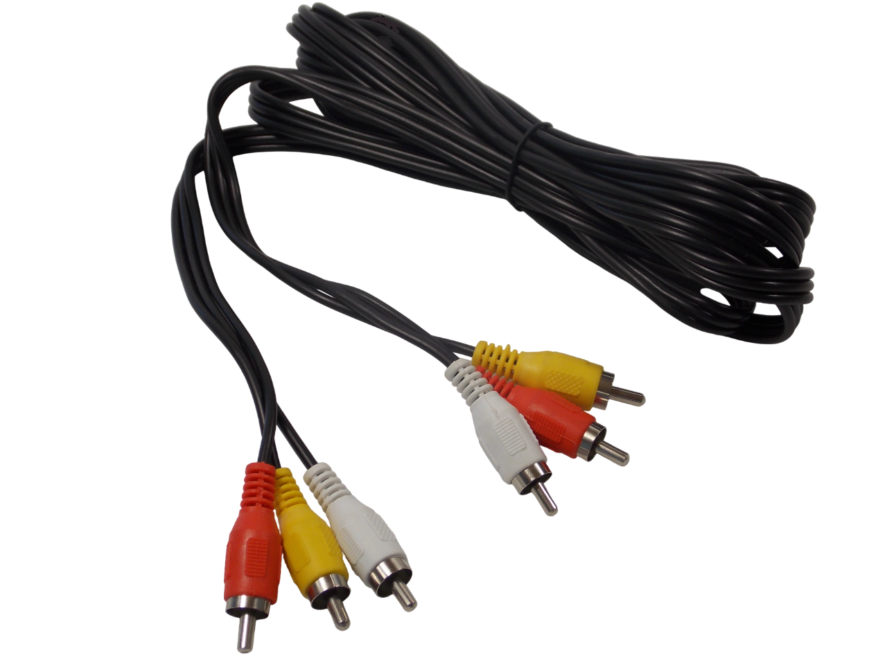 Шнур 3 х RCA на 3 х RCA  / 2.5 метра / черный 