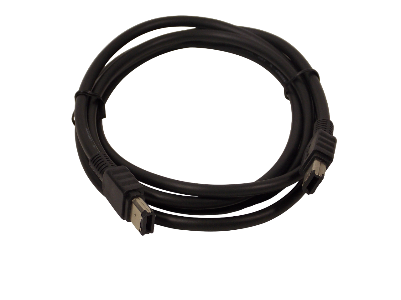 Шнур Fire Wire IEEE1394 6pin на 6pin / 1.8 метра / черный