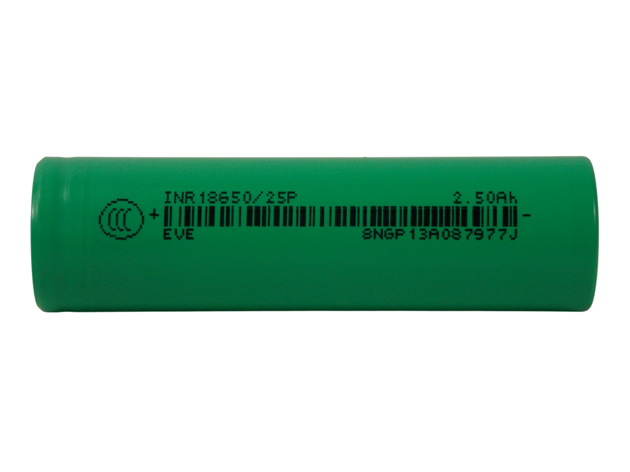 Аккумулятор EVE INR 18650 / 25P     3.6В     2.5 А/ч 