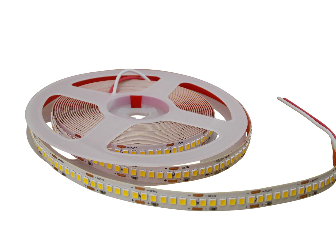 Светодиодная лента 24В -  240Led/м -  22Вт/м белая 2700К