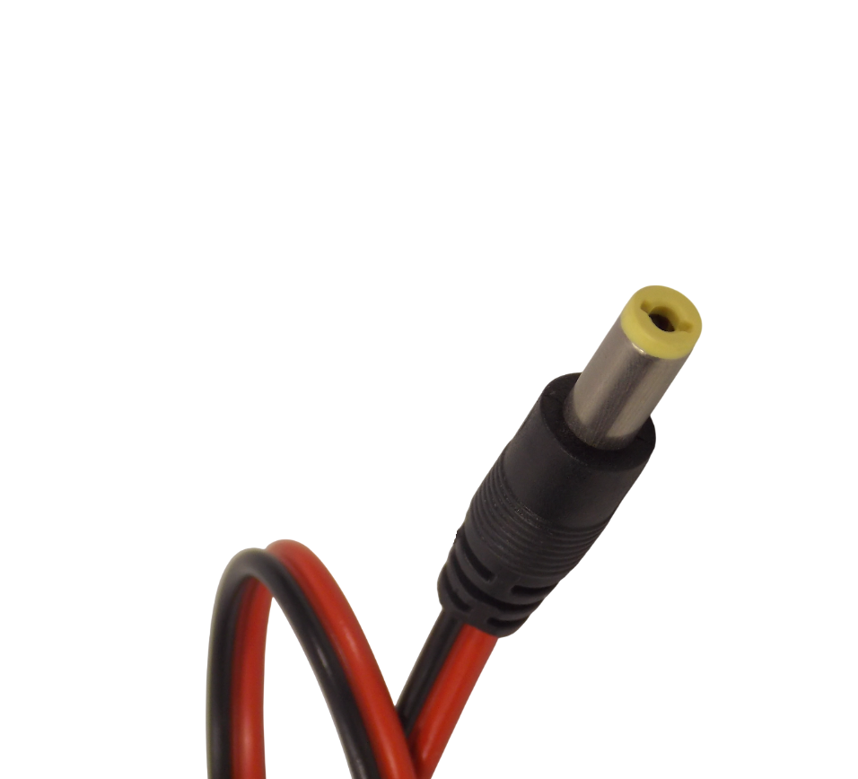 Шнур  питания под пайку с размером штекера 5.5*2.1мм / 0.2 метра 