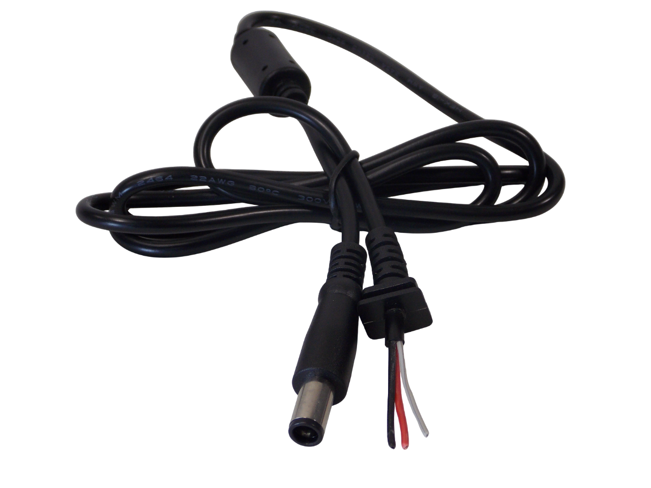 Шнур питания под пайку для HP с размером штекера  7.4*5.0мм / 1.2 метра / черный