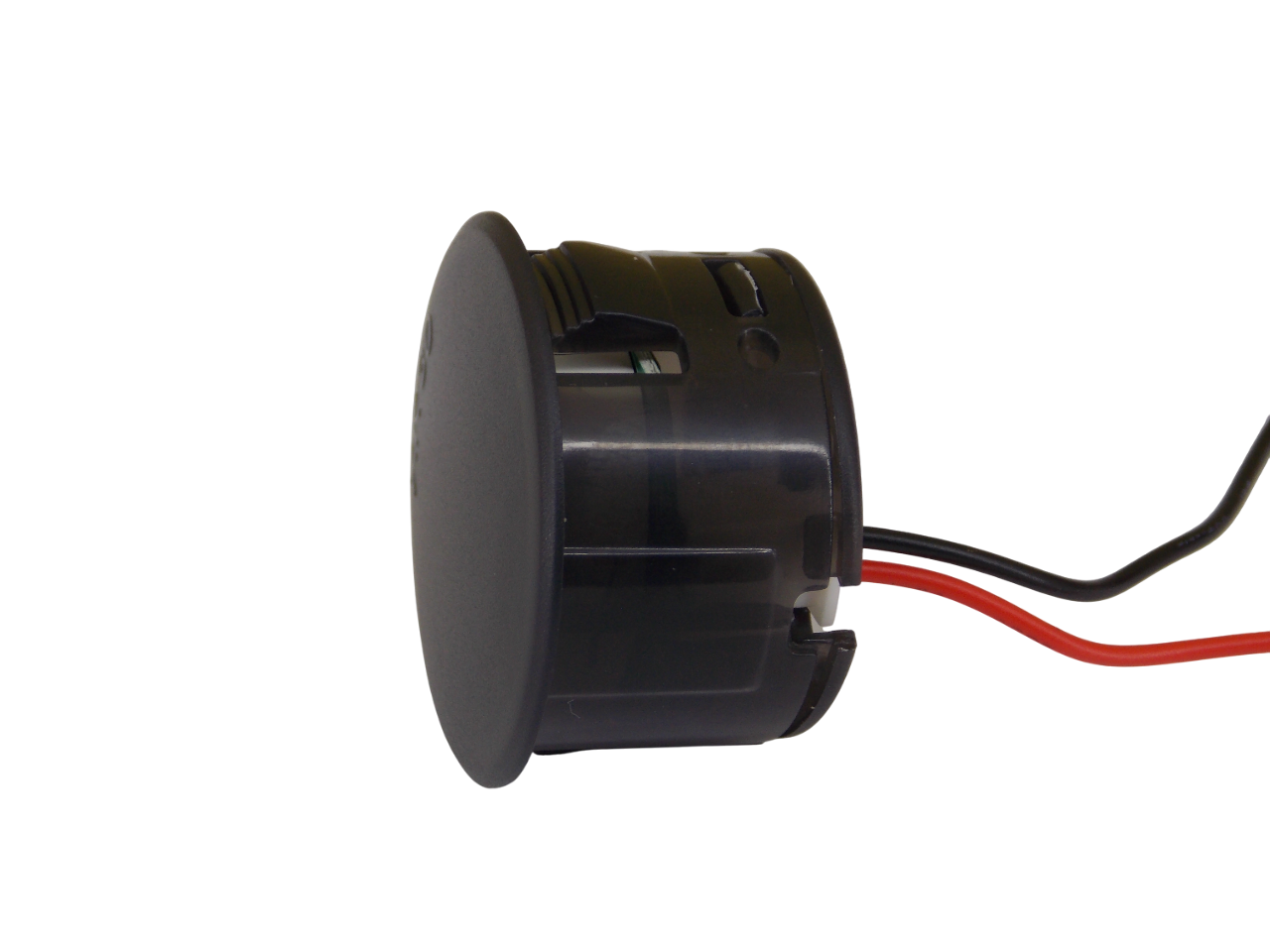 Цифровой вольтметр  постоянного напряжения 4-30В круглый синий