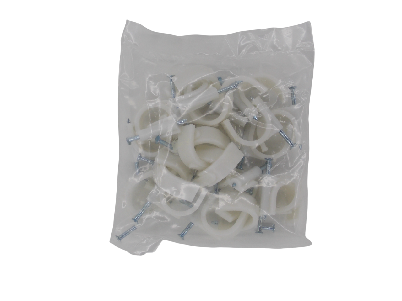 Крепеж  для  кабеля  круглый 25мм / 25 штук