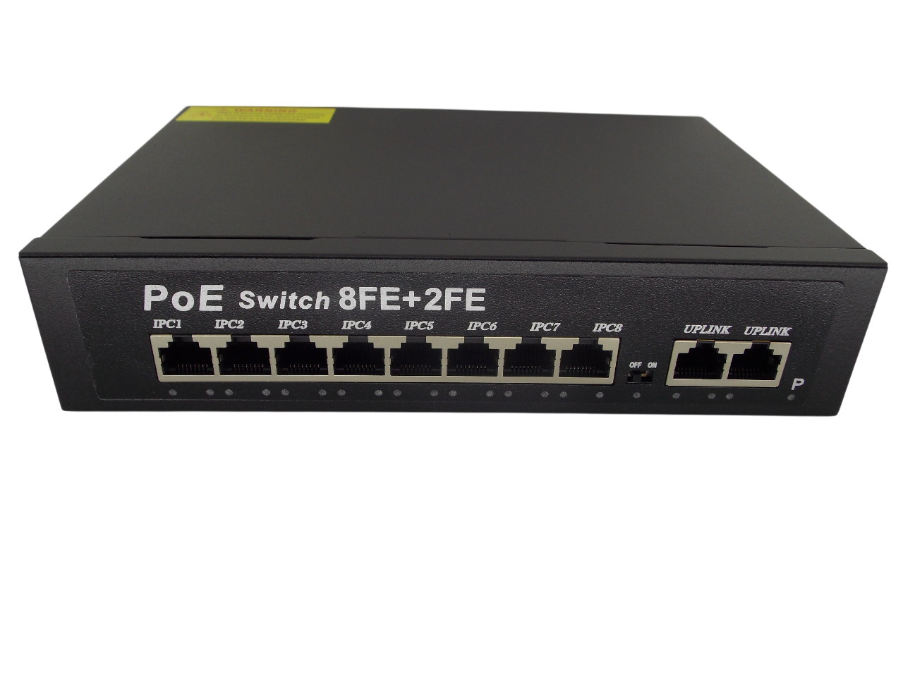  PoE  коммутатор - свитч 10 портов / 8 PoE + 2 UpLink