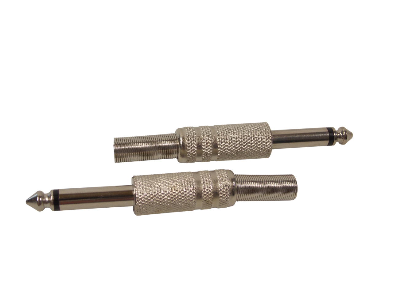 Штекер 6.3мм моно / металл 