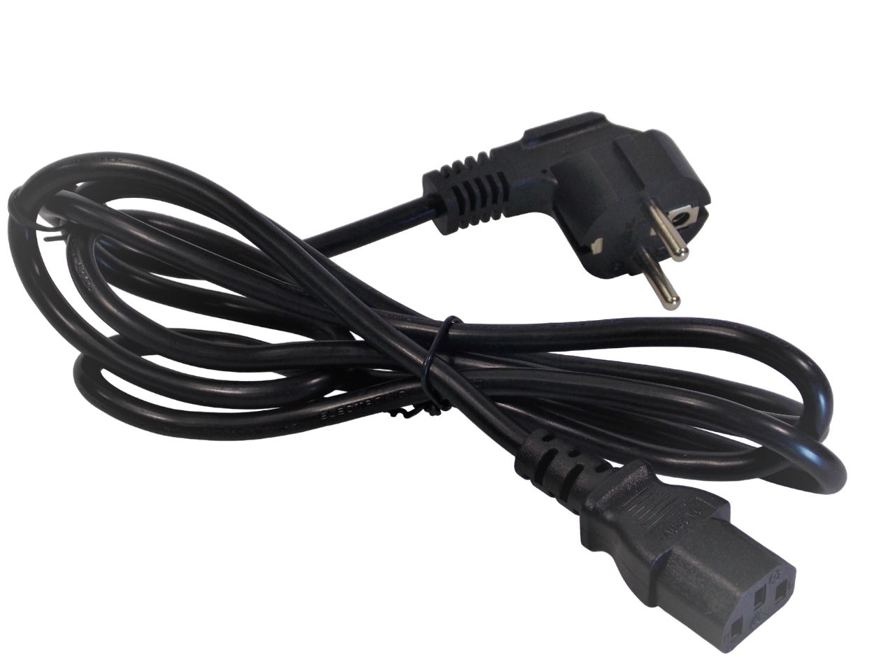 Сетевой компьютерный шнур питания / 1.8 метра / черный