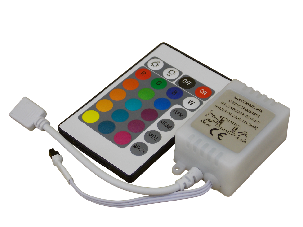 Контроллер для RGB ленты 12/24 В - 12А с пультом