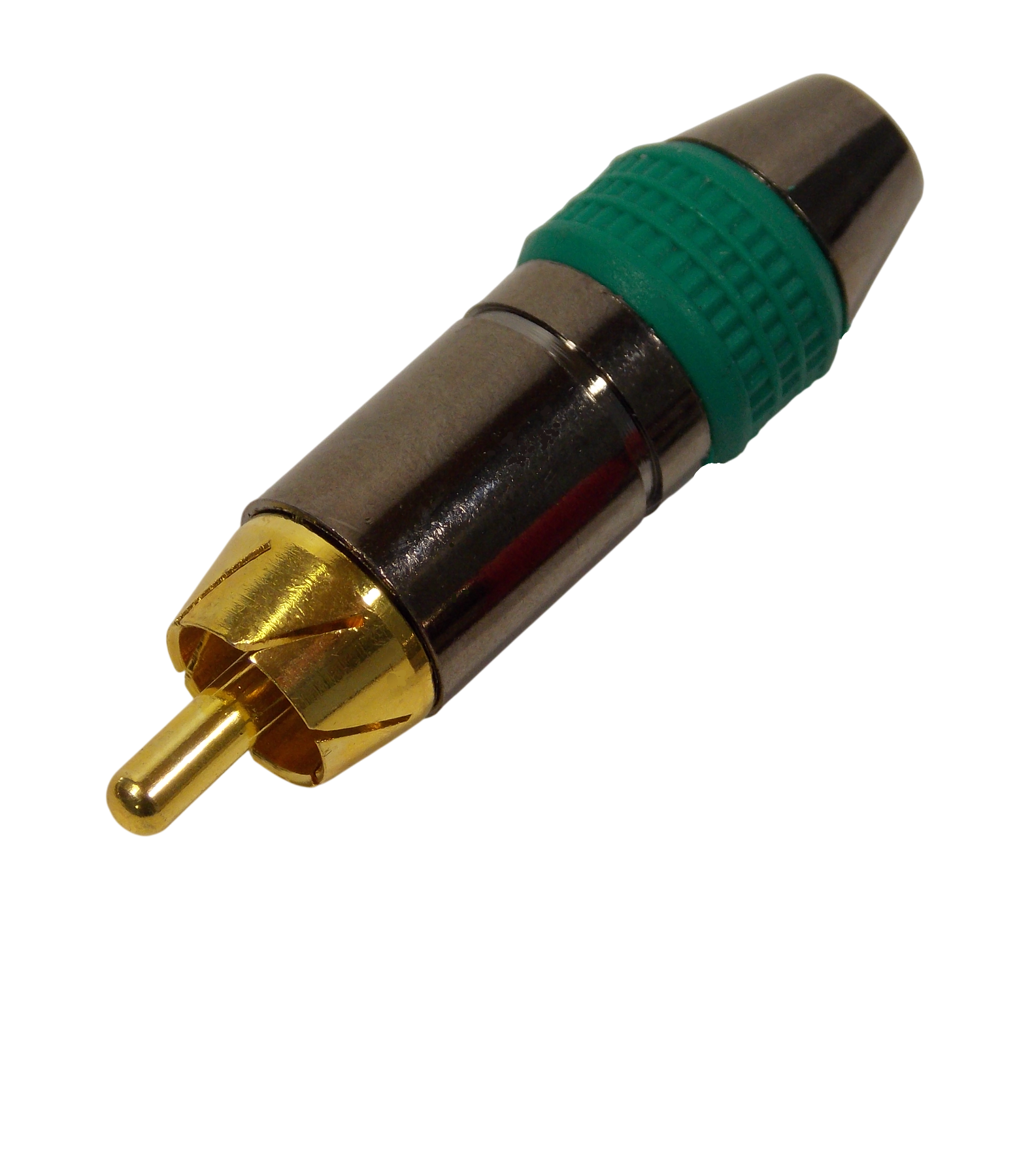Штекер RCA / тюльпан / металл /  красный / зеленый