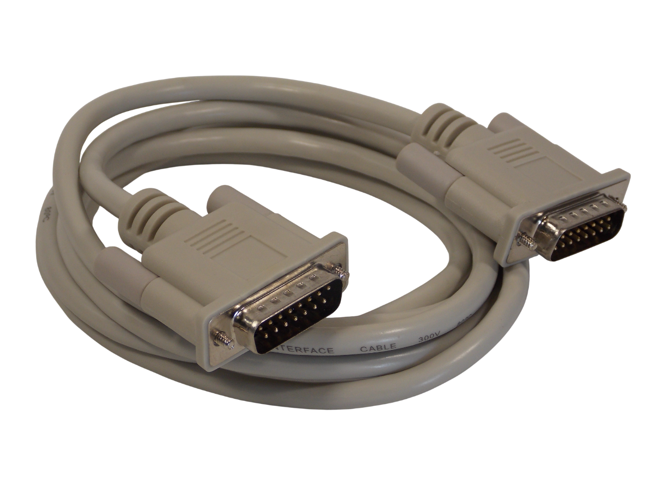 Шнур  штекер DB 15pin на штекер DB 15pin / 1.8 метра / литой / HQ