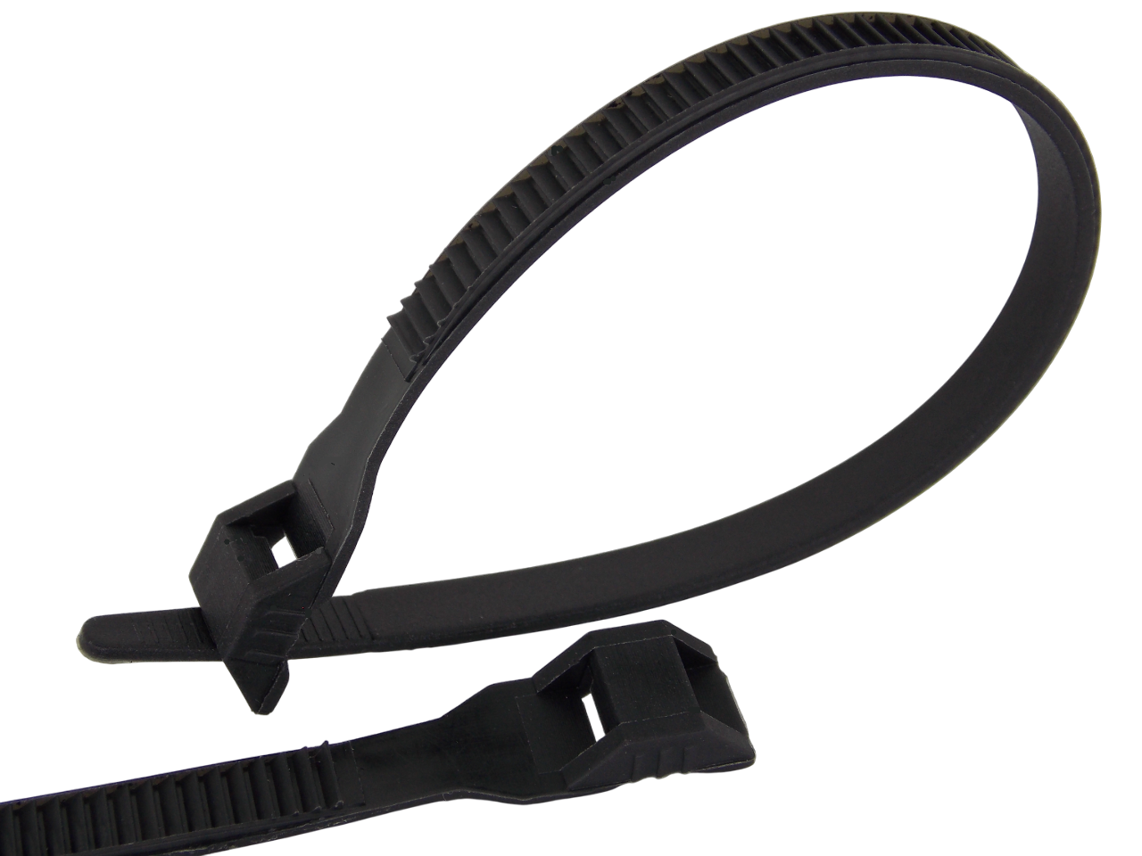 Кабельные стяжки нейлоновые  6х180мм двойной замок / 100 штук