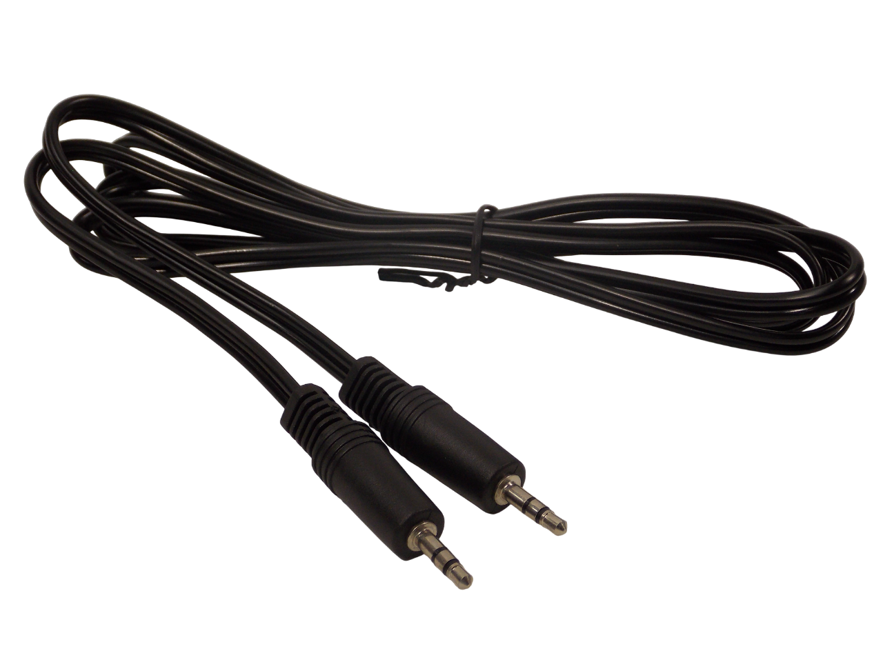 Шнур jack 3.5мм стерео на jack 3.5мм стерео / 1.5 метра / черный