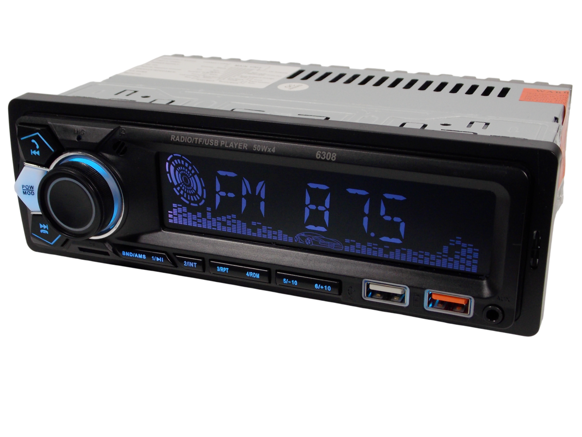 Автомагнитола SBX 6308 Bluetooth / USB / TF / AUX / FM-радио 