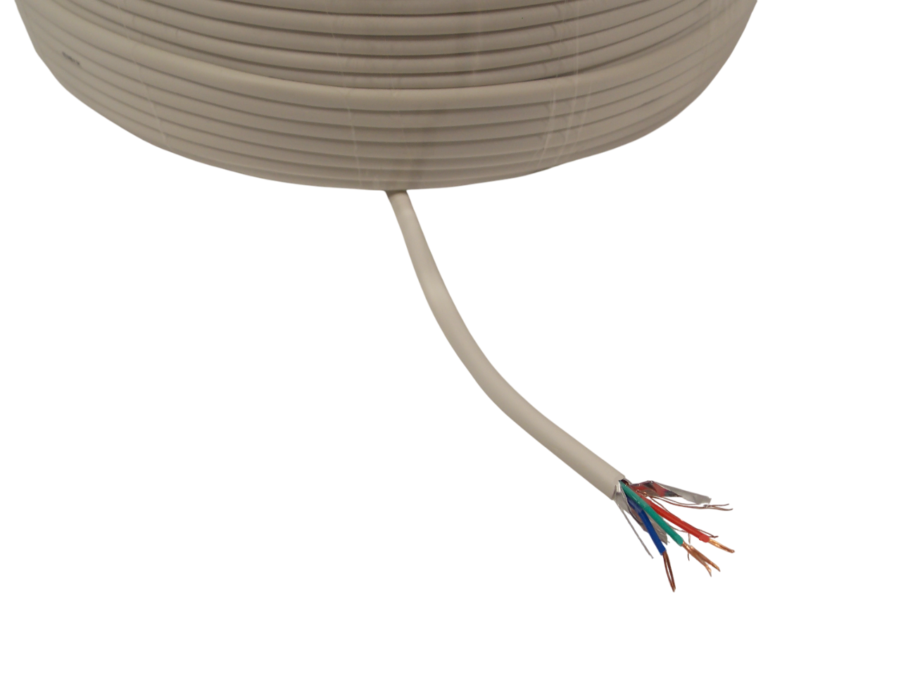 Сигнальный кабель - alarm 4 / 7 x 0.15мм / медный /  экранированный / 100 метров