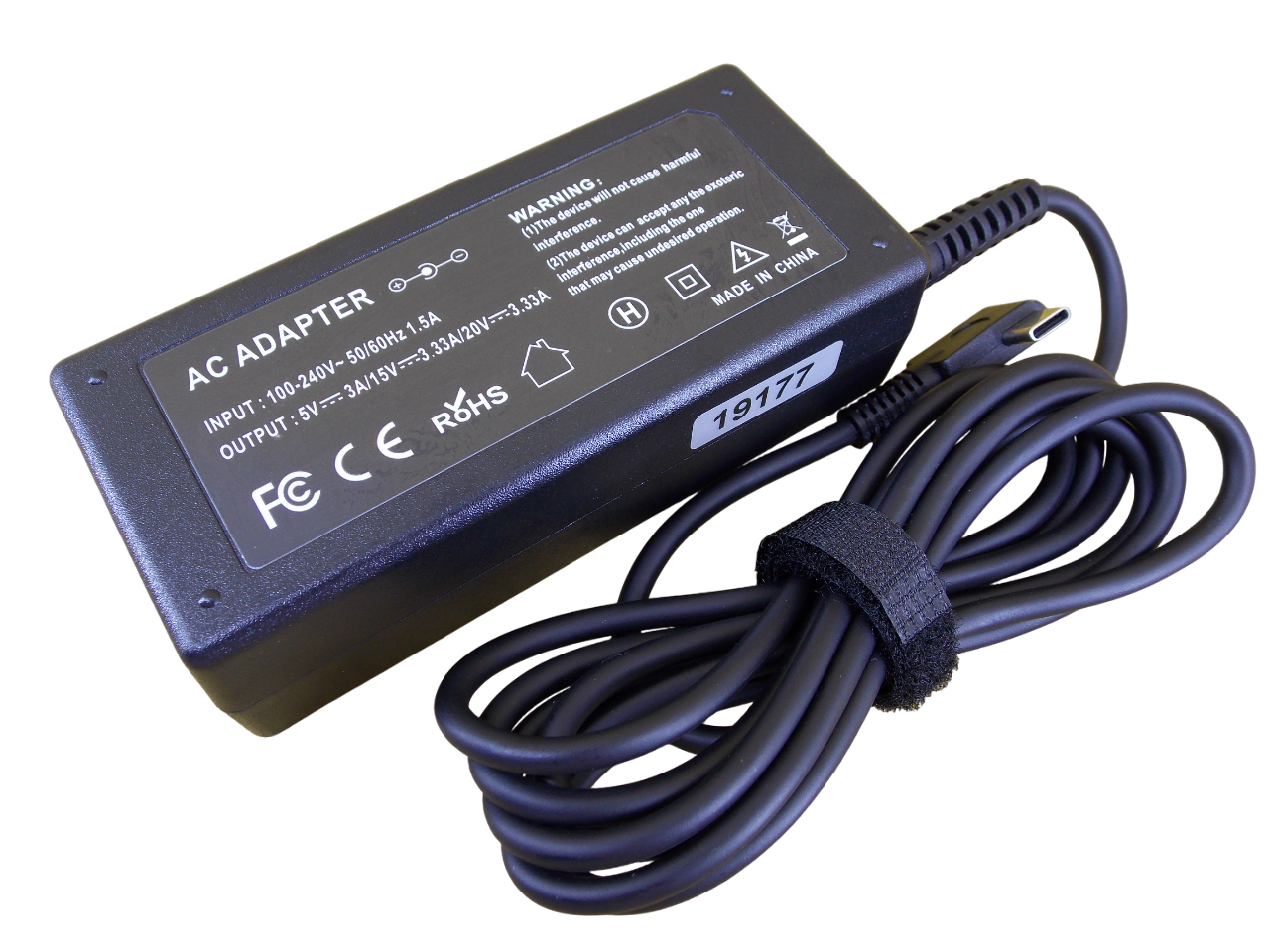 Блок питания для HP 20В - 3.33A - 65 Вт разъем Type - C