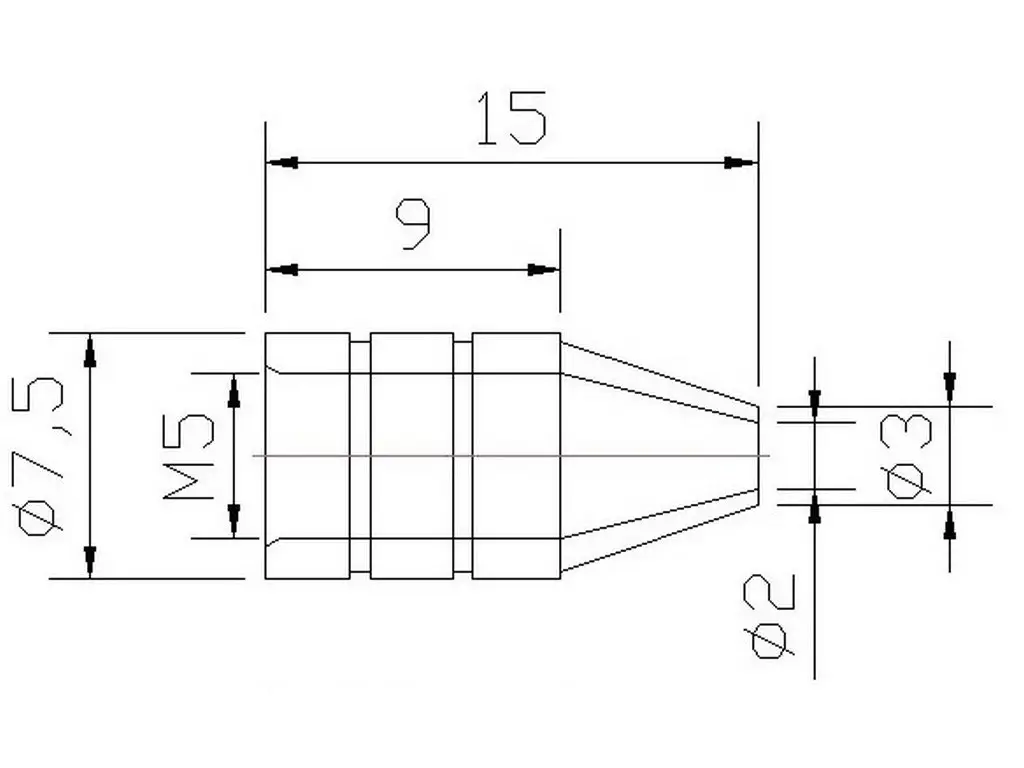Сменная насадка к электрическому оловоотсосу TIP D 5 - 0.8