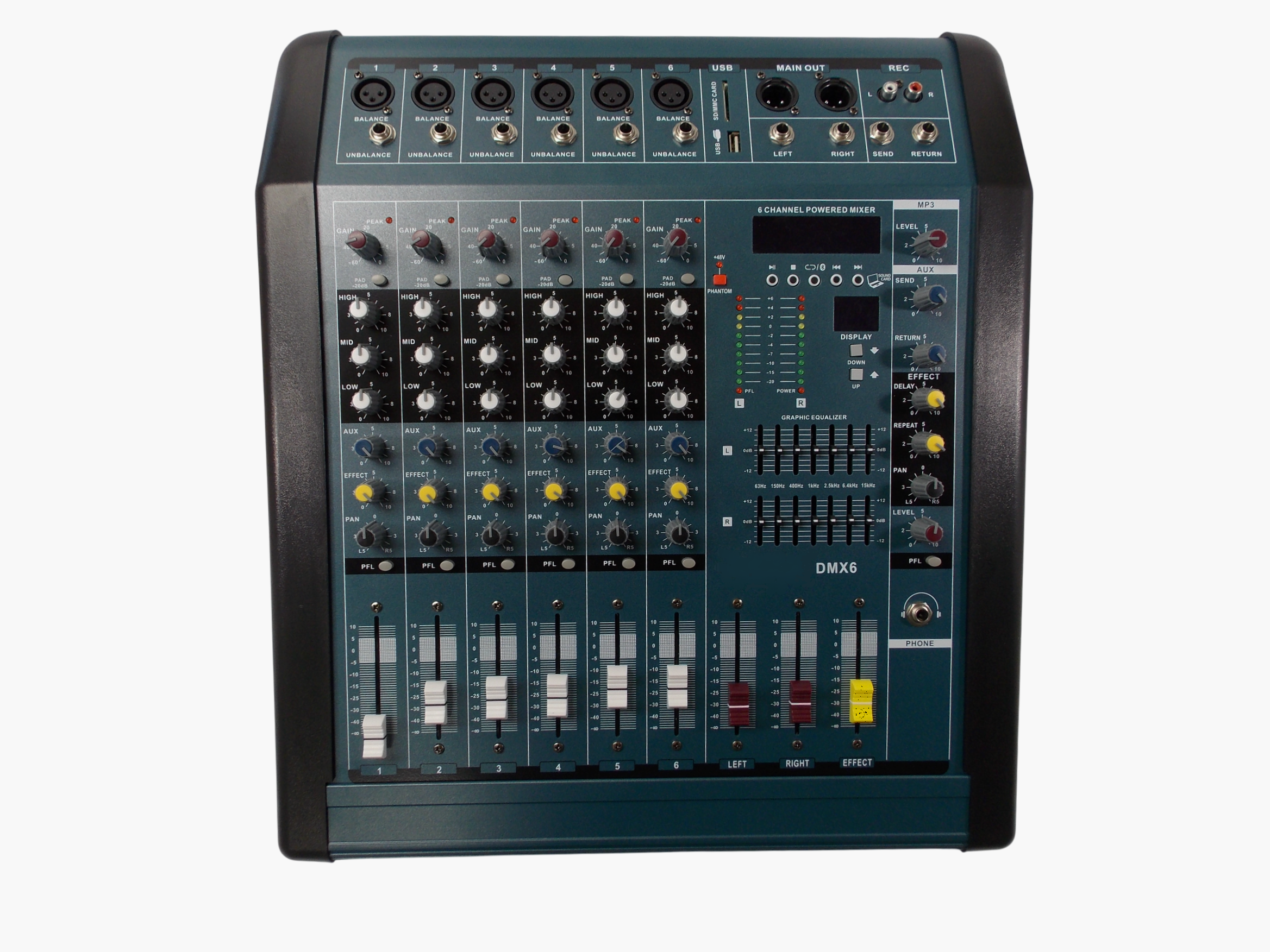 Микшер DMX6  / USB / SD / MMC 