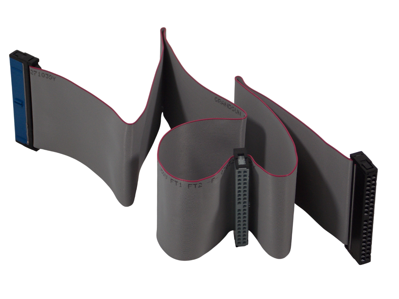 Шнур  ATA 66 FLAT 80pin / 0.6 метра / серый