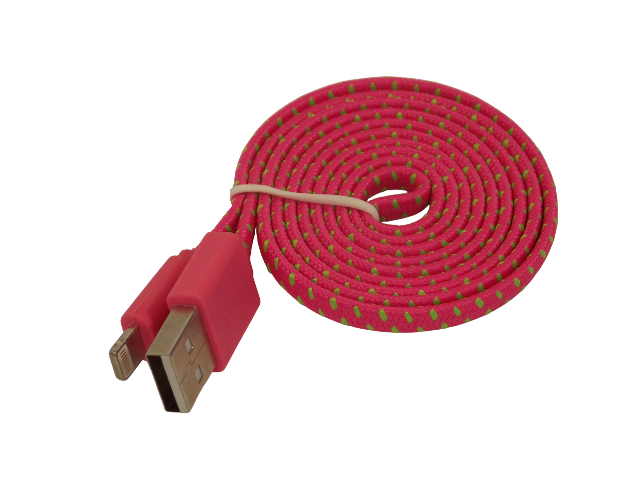 Шнур  USB - A  штекер на  Lighting 8pin Apple / 1 метр / текстильная  оплетка