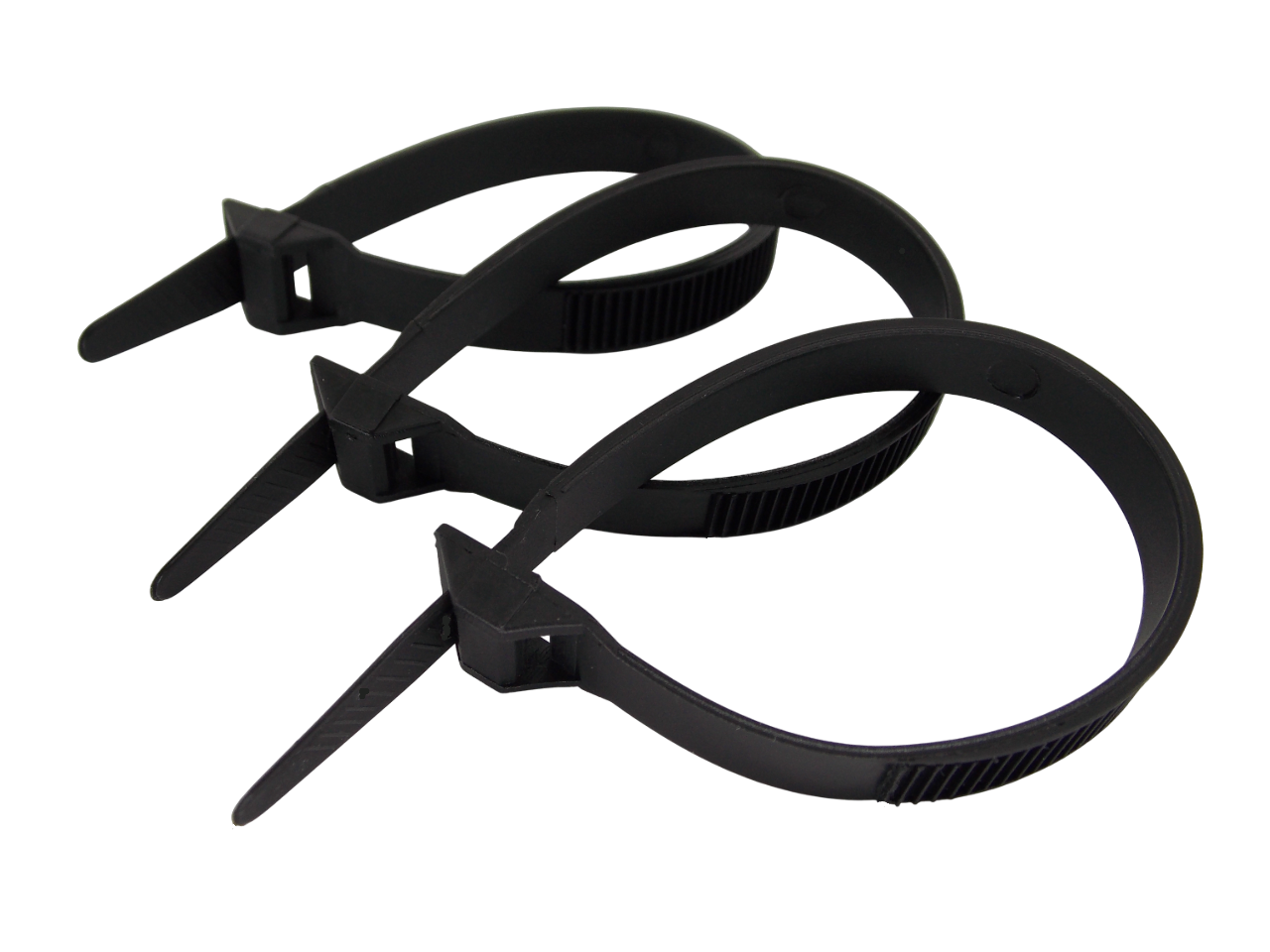 Кабельные стяжки нейлоновые  9х180мм двойной замок / 100 штук