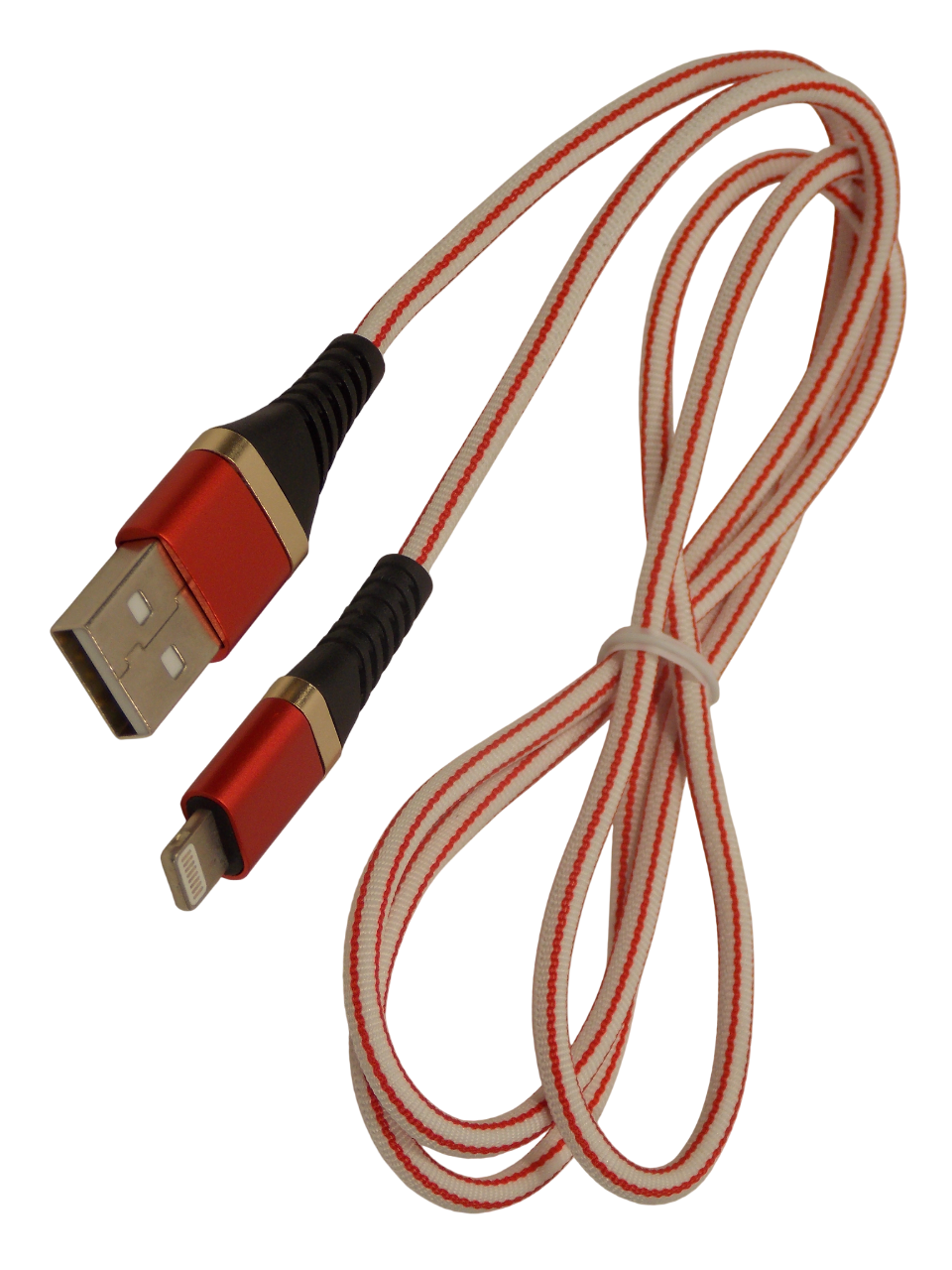 Шнур USB - A на Apple Lightning 8pin / 1 метр /  нейлоновая оплетка