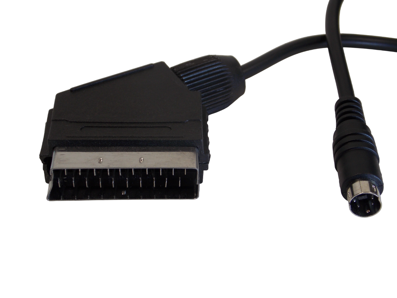 Шнур SCART на S - Video 4pin / 1.5 метра / черный