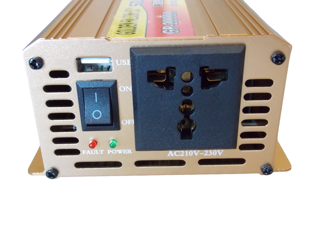 Инвертор напряжения GP-2000A 12В - 220В - 2000ВТ