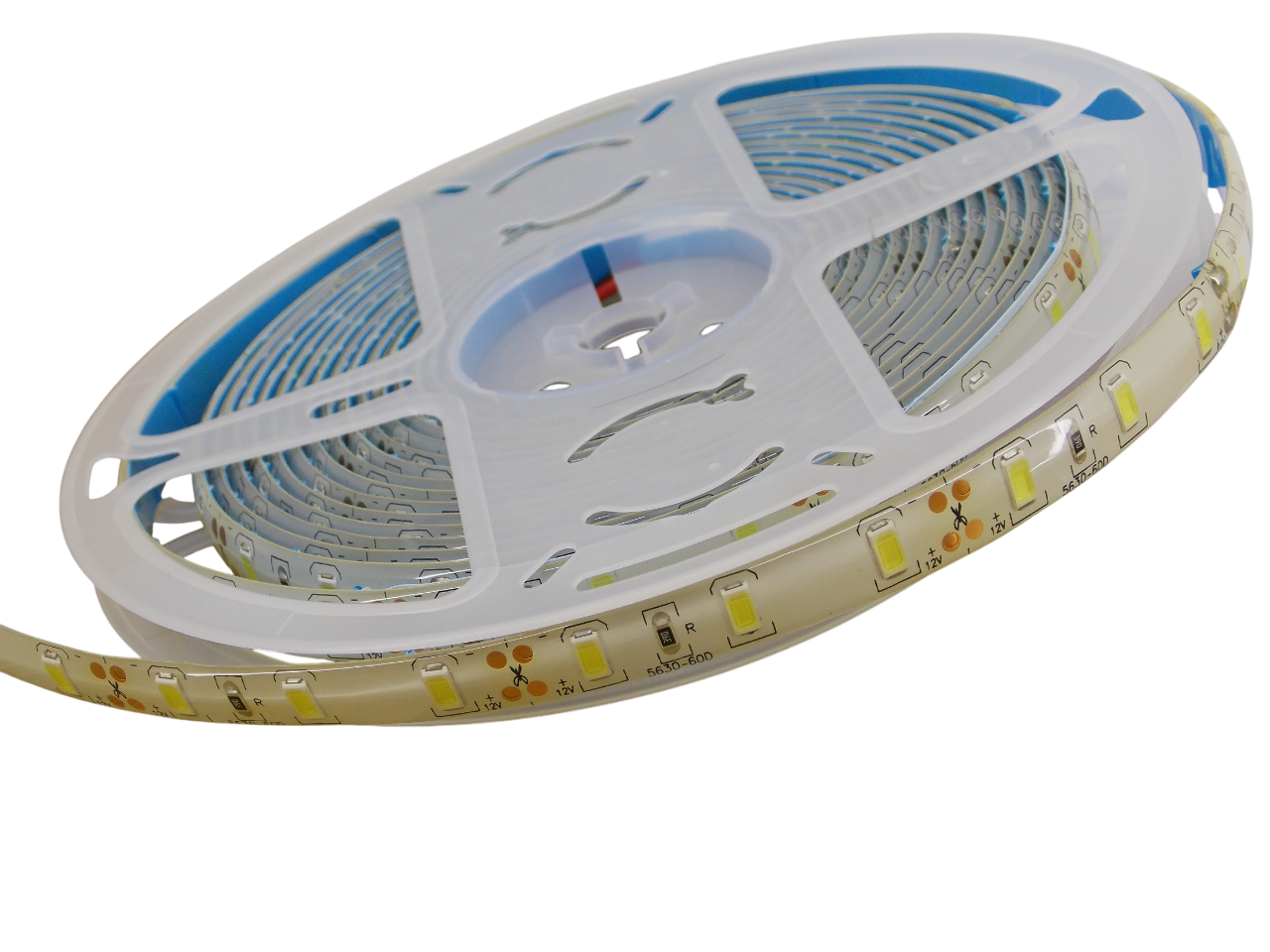 Светодиодная лента 12В - 60Led/м - 14.4Вт/м белая 6000К