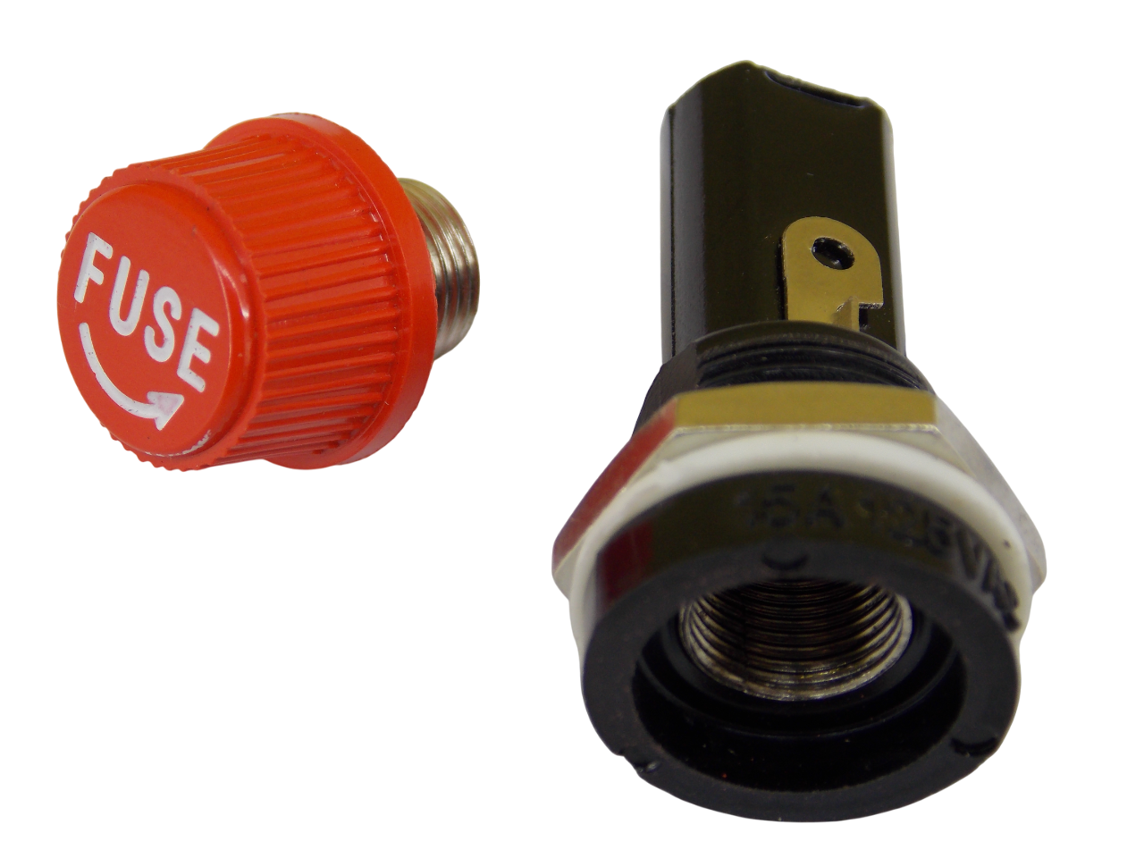 Держатель предохранителя 6х30мм монтажный 