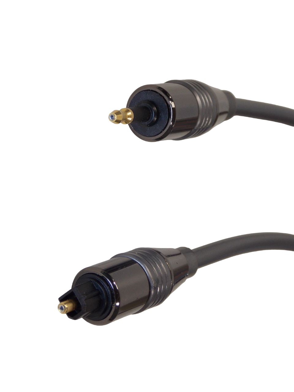 Шнур  оптический Toslink - Mini Plug / 5 мм / 1.8 метра