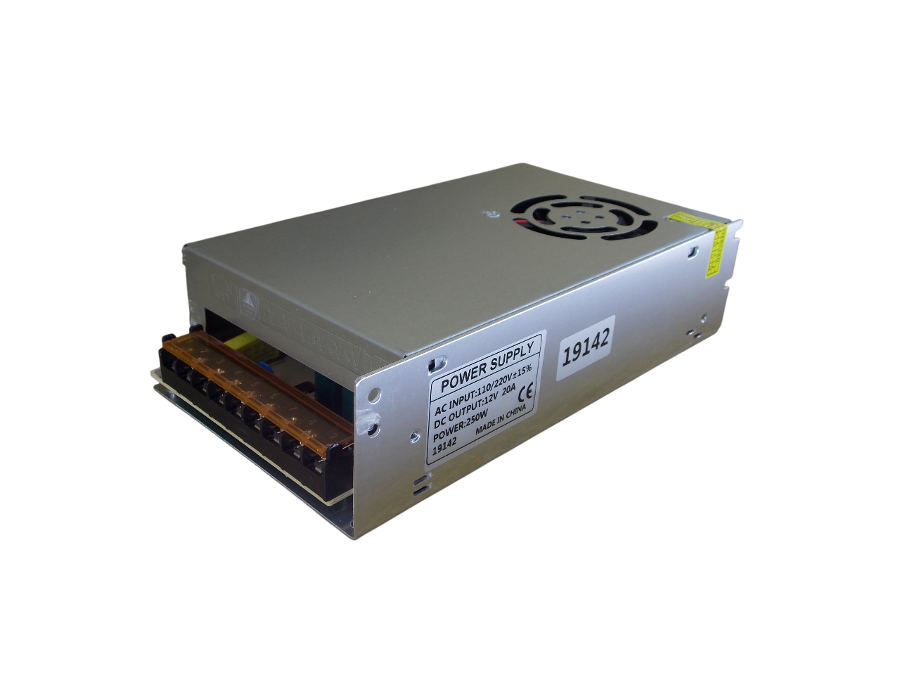 Блок питания 12В - 20А - 250Вт 