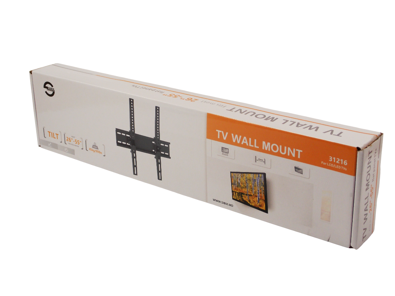 Настенное крепление для телевизора  26"- 55" / 45кг / 400*400мм 