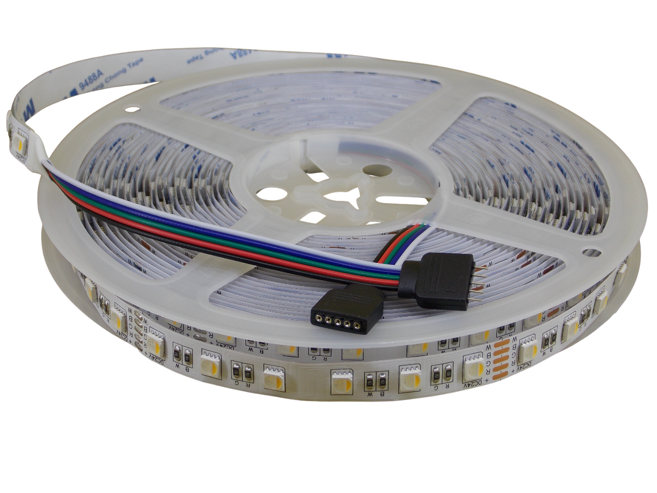 Светодиодная лента 24В -  60Led/м - 16Вт/м  RGBW