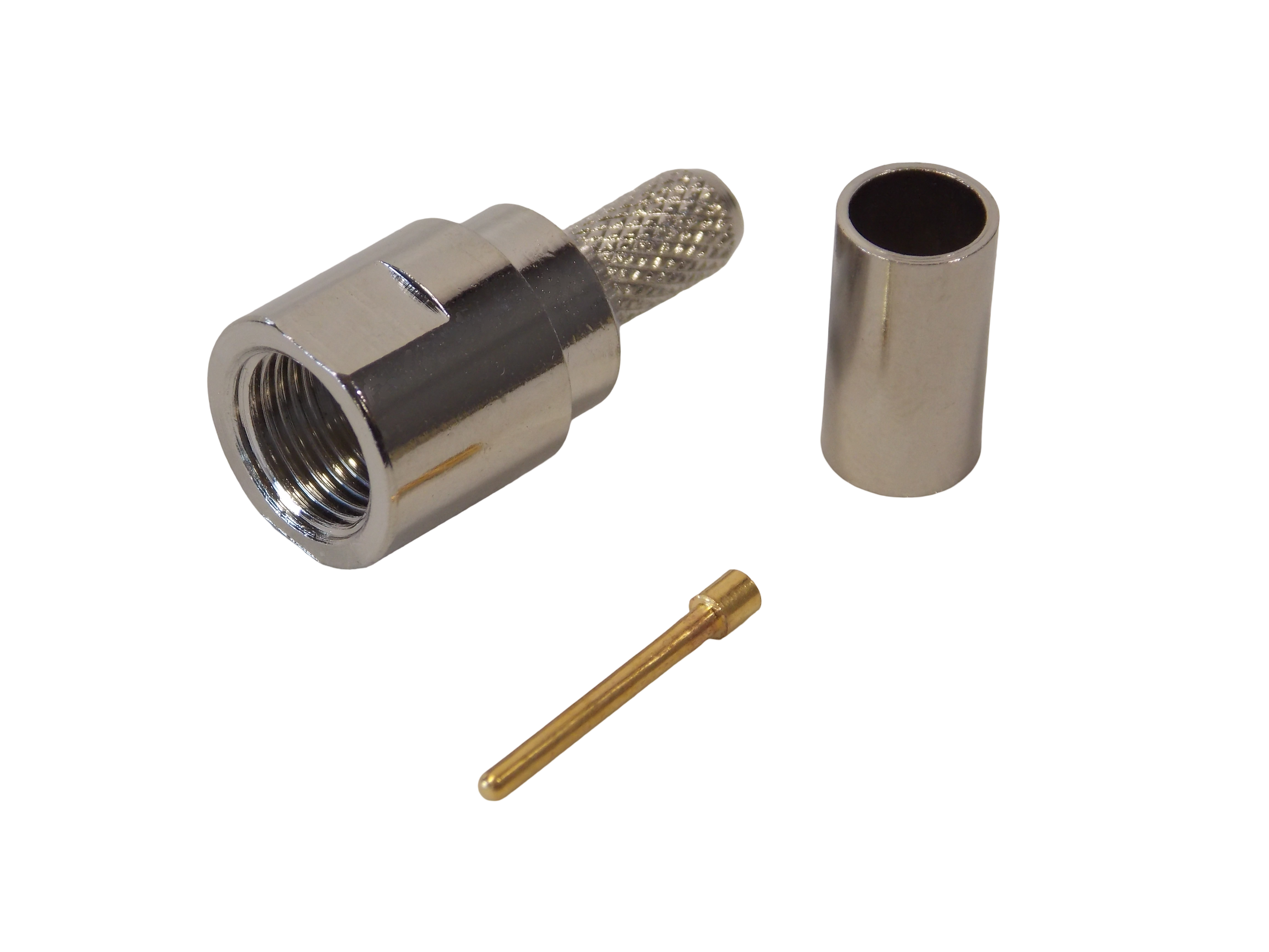 Штекер FME под обжим на кабель  RG - 58