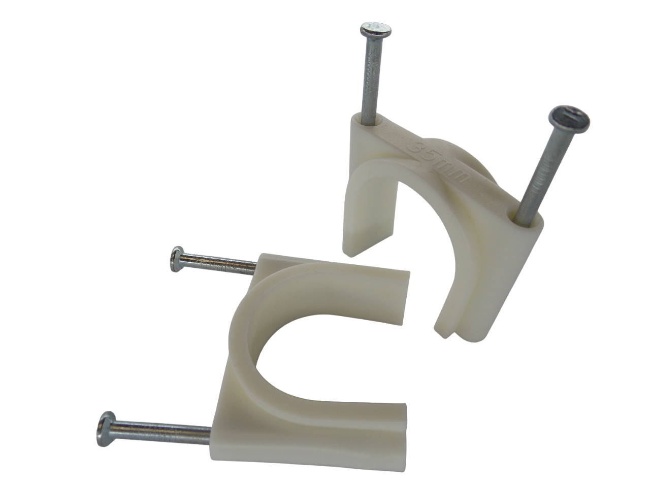 Крепеж для кабеля круглый 35мм / 10штук