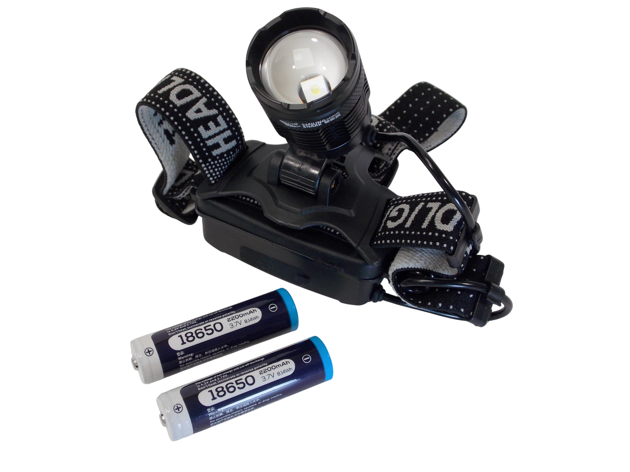LED - фонарь  TD - 8018B / 2*18650 / 3.7В / 2200мА /ч