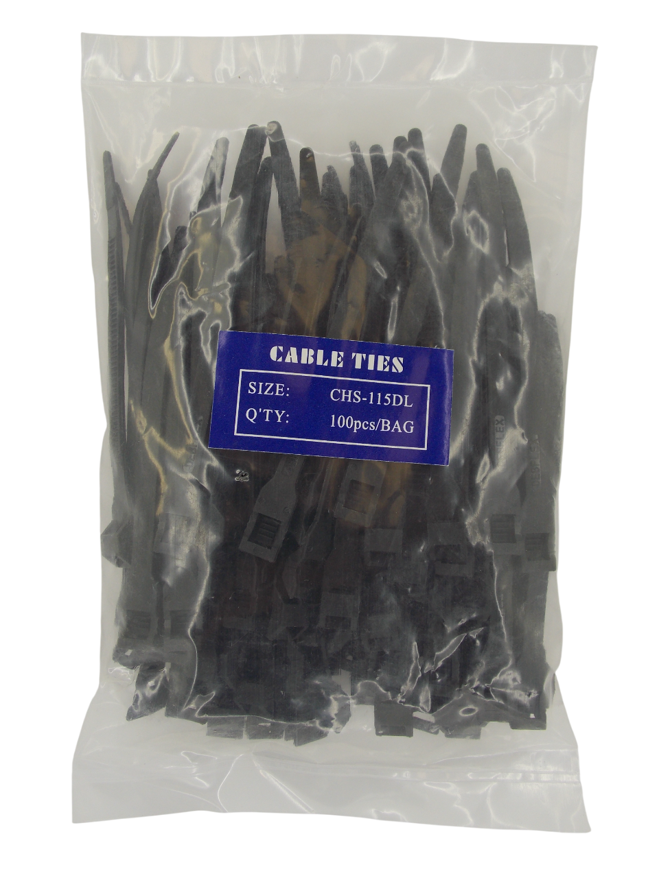 Кабельные стяжки нейлоновые  6х115мм двойной замок / 100 штук