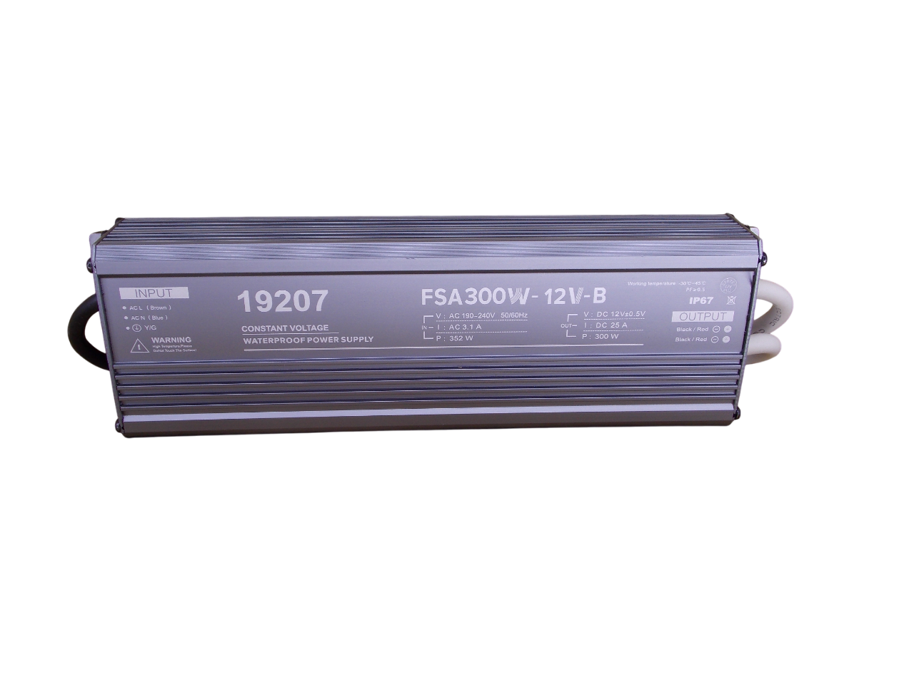 Блок питания FSA 12В - 25A  - 300Вт  IP67