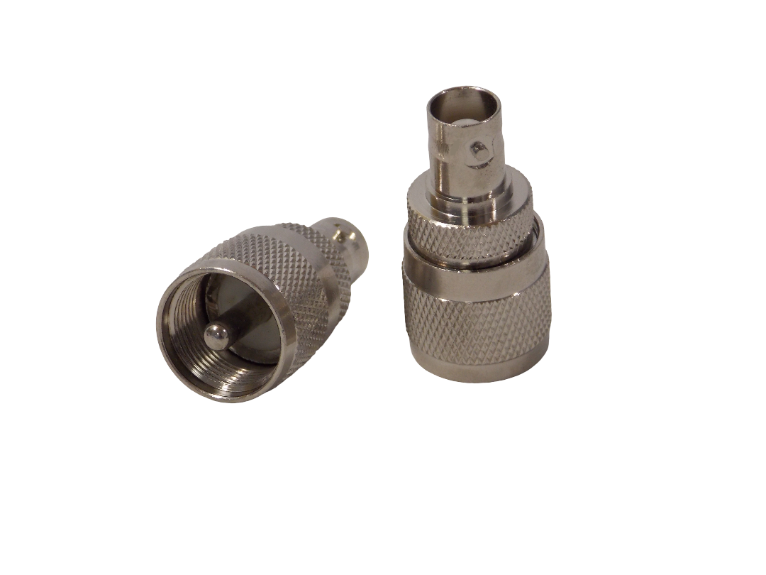 Адаптер - переходник UHF штекер на BNC гнездо 