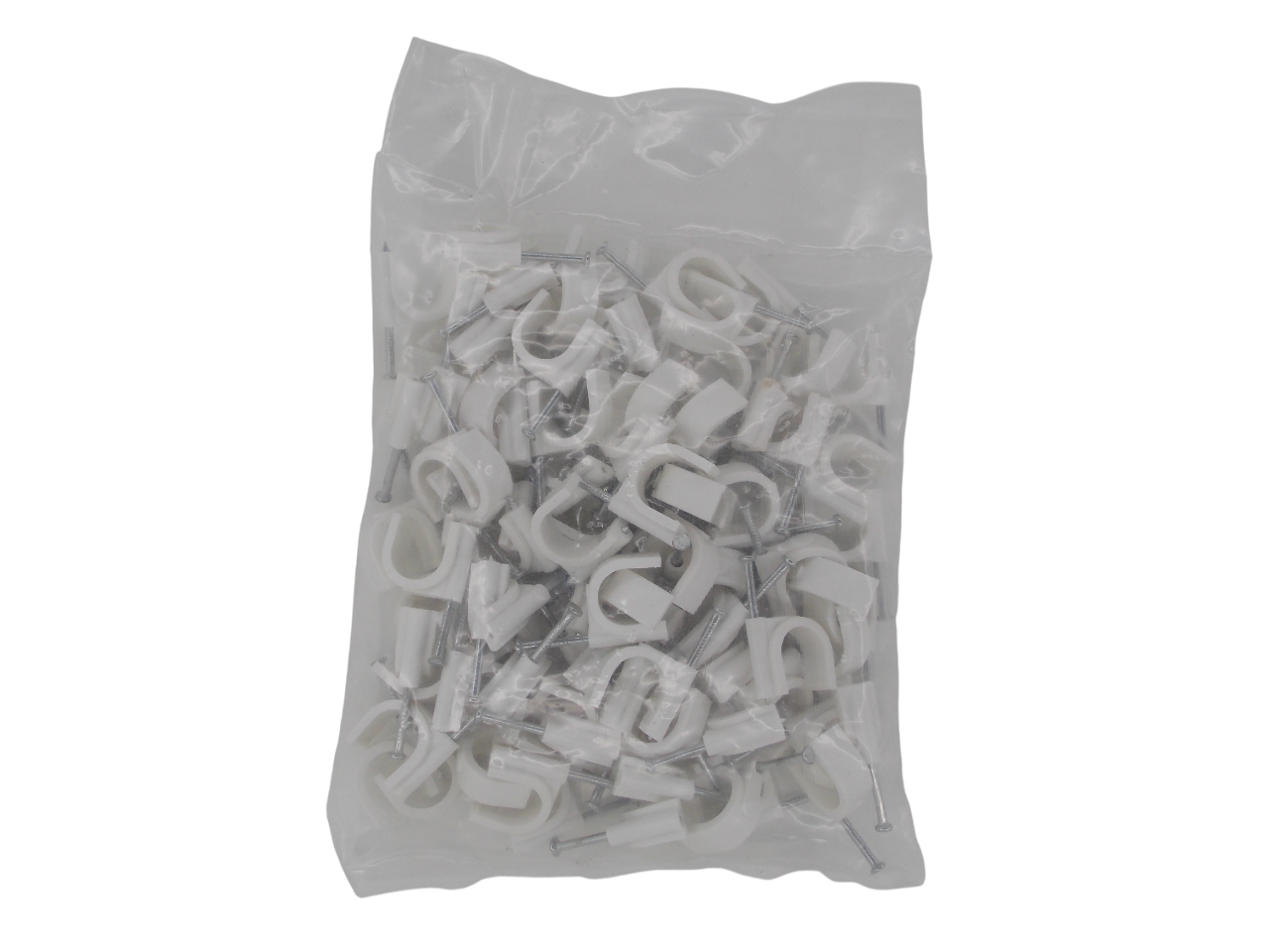 Крепеж для кабеля круглый 20мм / 100 штук