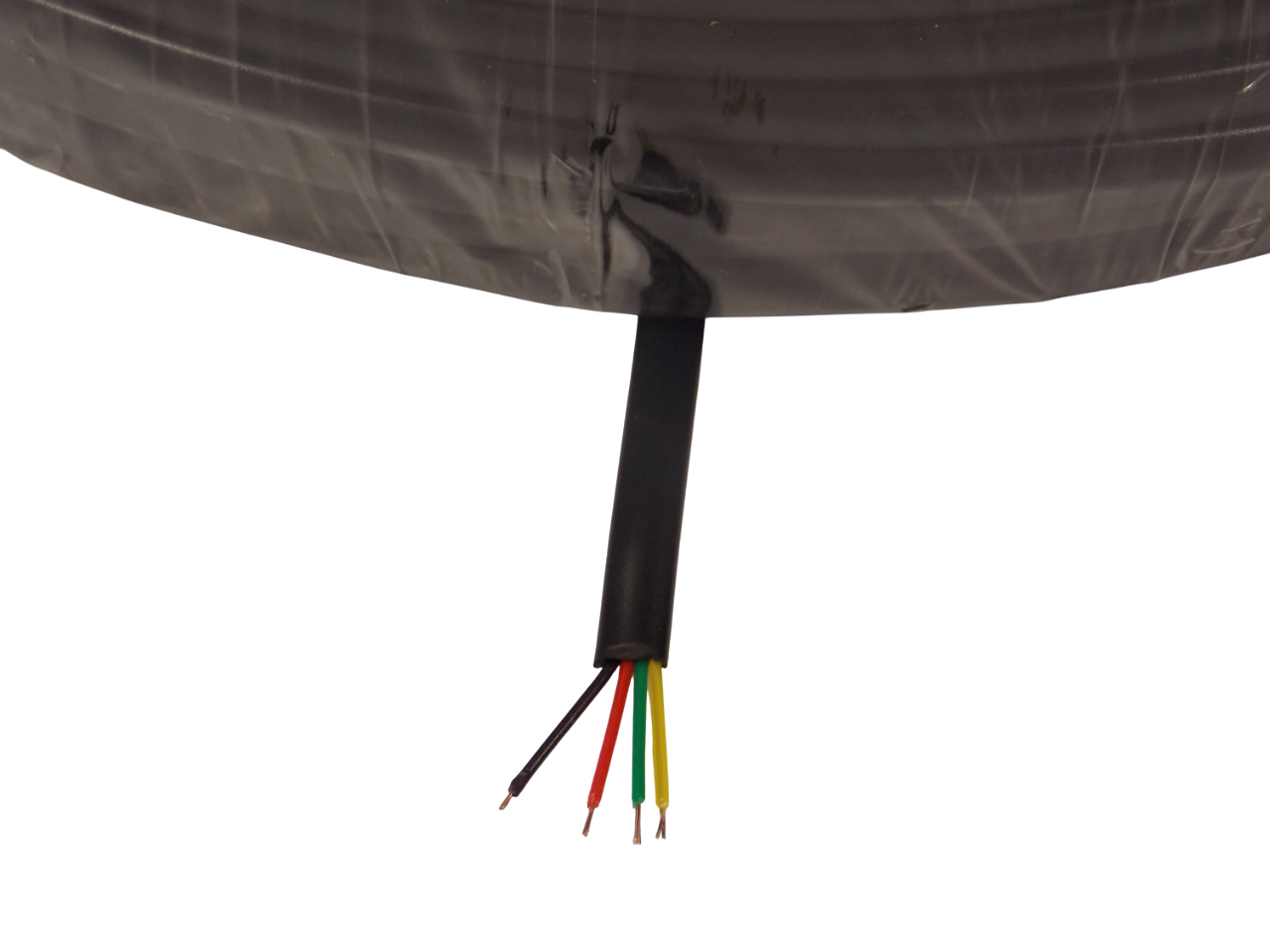 Кабель телефонный 4 х 7/ 0.12 / ССА /  черный / 100 метров 