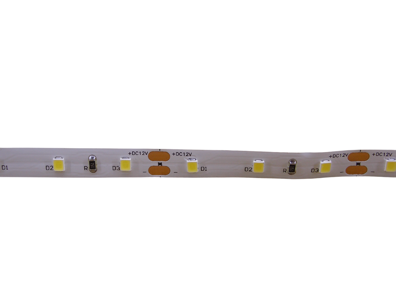 Светодиодная лента 12В -  60Led/м -  4.8Вт/м белая 6000К