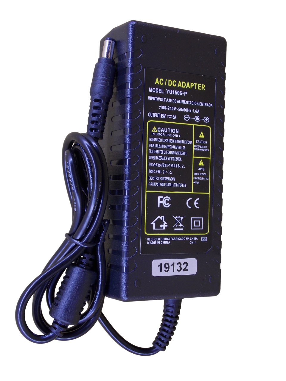 Блок питания  15В - 6A - 90Вт размер штекера 5.5*2.5мм 