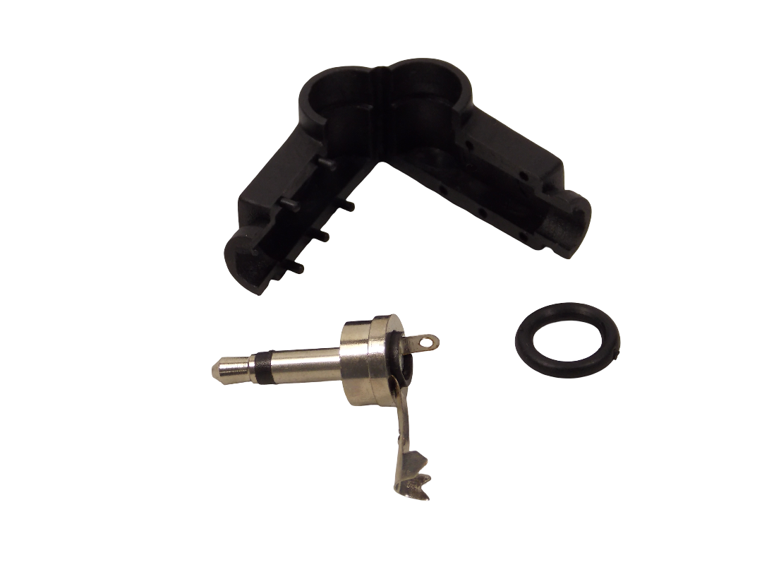 Штекер 3.5мм  моно Г- образный / пластик