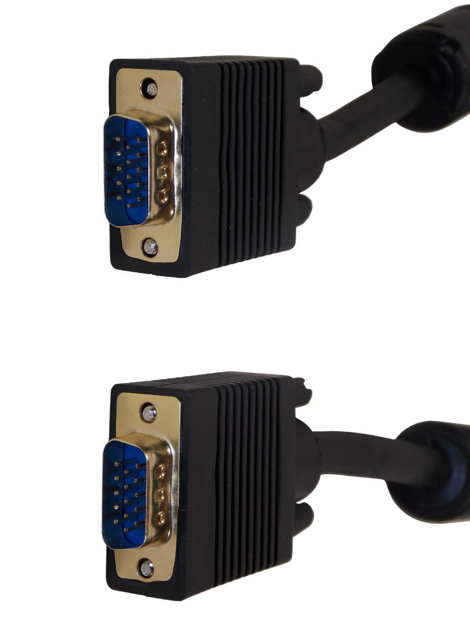 Шнур HDB15pin на HDB15pin  / литой / HQ с фильтром / 10 метров / черный