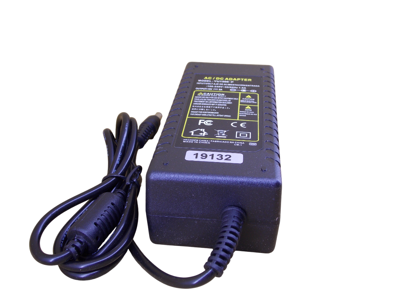 Блок питания  15В - 6A - 90Вт размер штекера 5.5*2.5мм 