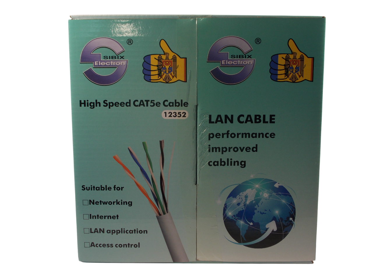 Сетевой интернет- кабель UTP 8 x1 / 0.511 ССА / САТ 5е / серый / 300 метров