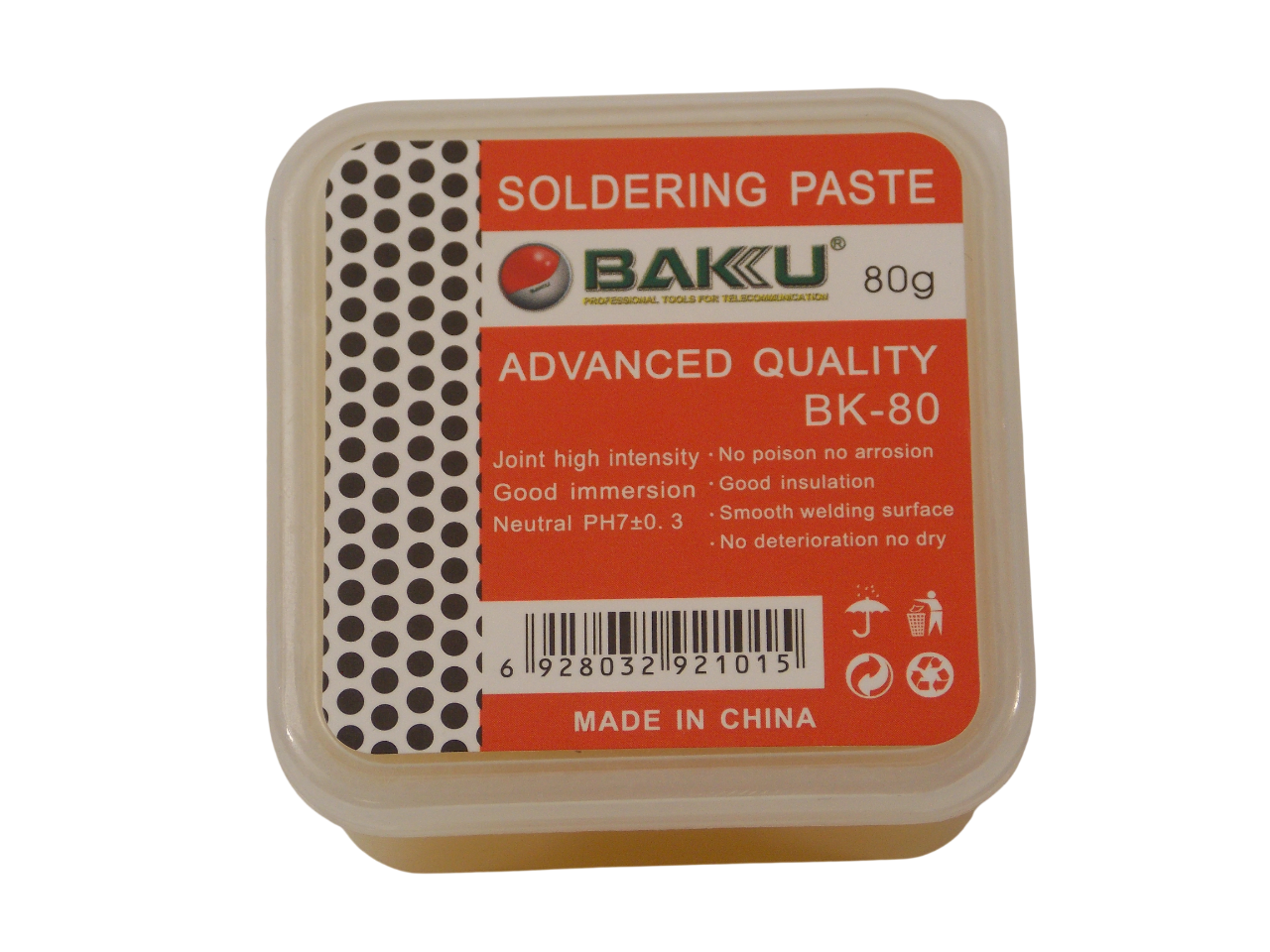 Флюс для пайки BAKU  BK - 80 / 80 грамм
