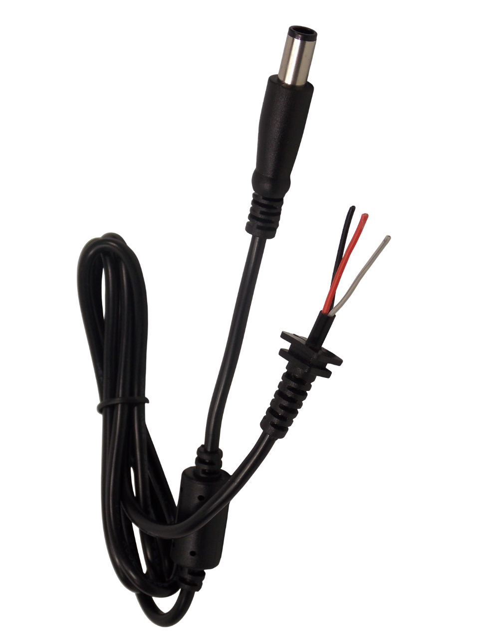 Шнур питания под пайку для HP с размером штекера  7.4*5.0мм / 1.2 метра / черный