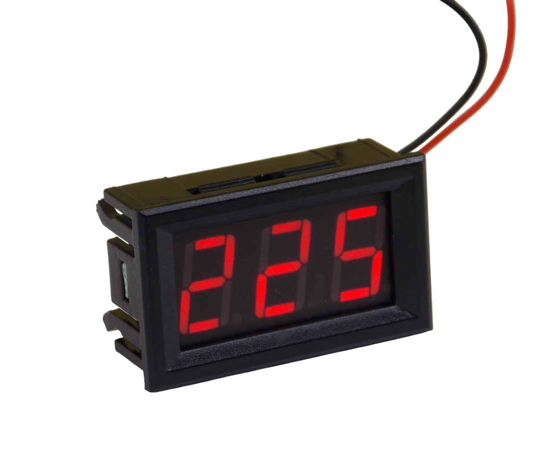 Цифровой вольтметр переменного напряжения 70 - 500В красный